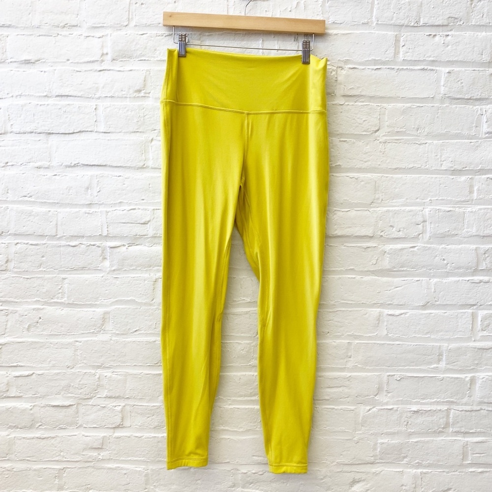 Lululemon || Align High-Rise Pant 28" Double Lined Soleil Yellow 12